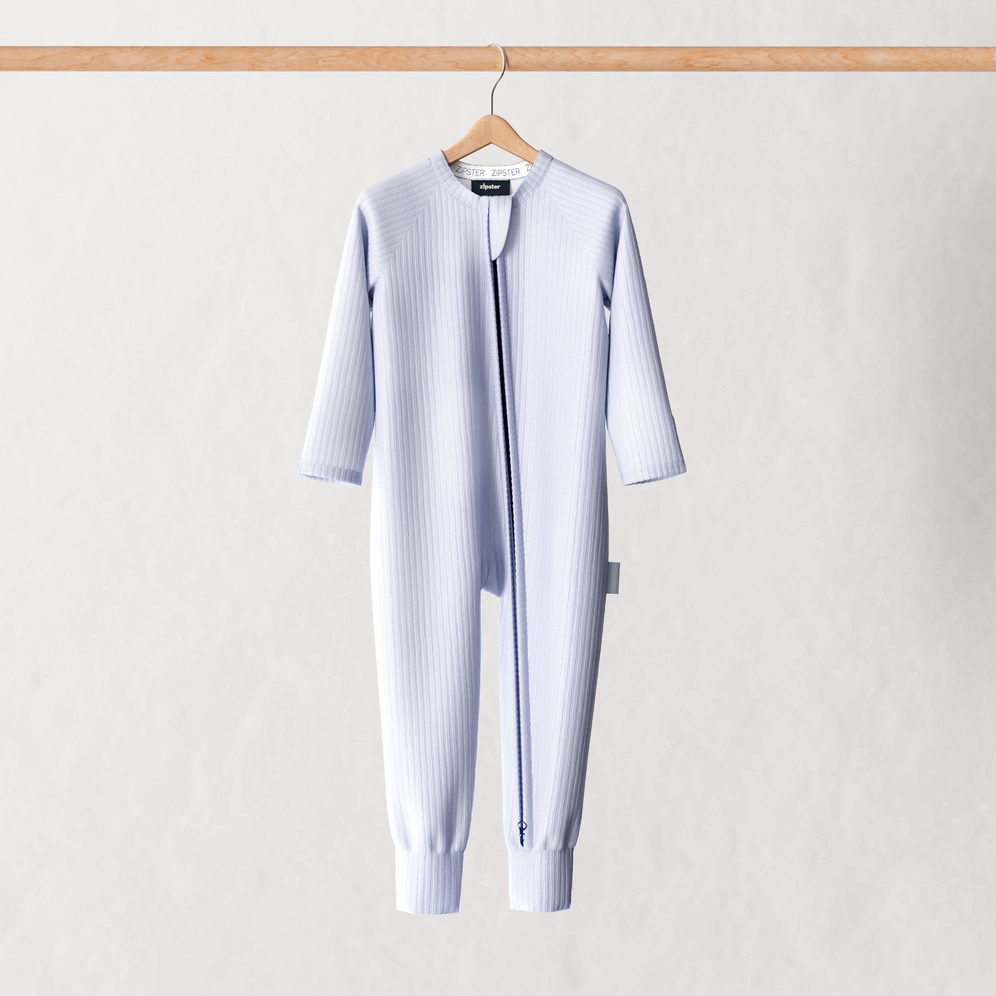 ZIPSTER™ Ribbed Baby Blue