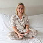 Ladies Pyjamas Set Leopard Print