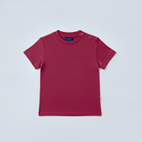 Bamboo Everyday T-shirt diep bordeaux voor kinderen