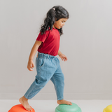 Bamboo Everyday T-shirt diep bordeaux voor kinderen