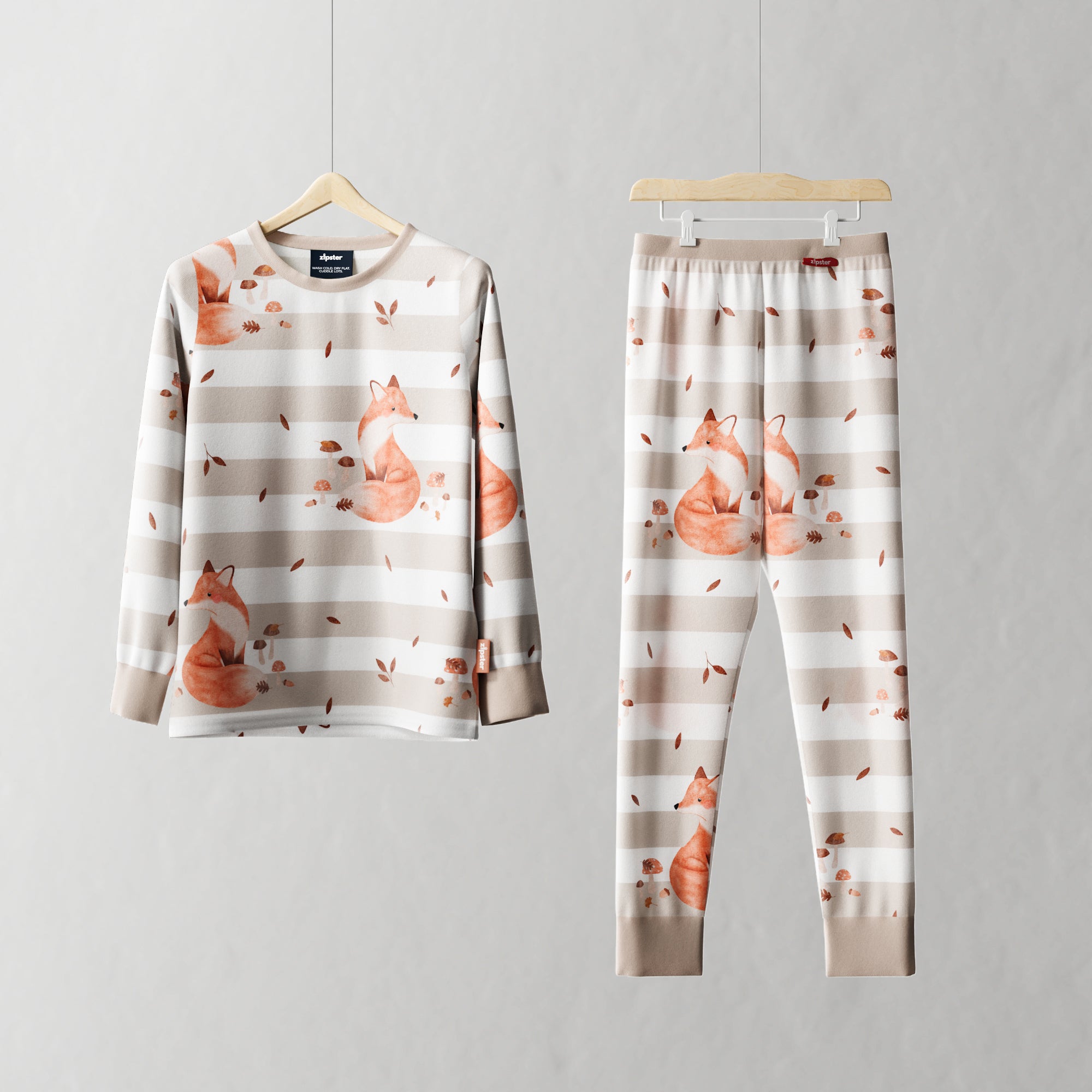 Children's PJ Set Fox Cub