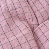 Robe d'allaitement à manches ballon rose