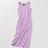 St Tropez Ribbed Borstvoedingsjurk Lila