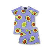 Dětské Shortie PJ Set Avocado