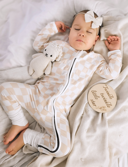 ZIPSTER™ Peach Check