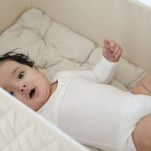 Weißer Body mit langen Ärmeln