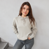 Bambus-Still-Hoodie - Taupe