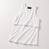Breastfeeding Ribbed Tanktop Wit