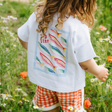 Oversized Kinder T-shirt Wit Sardines
