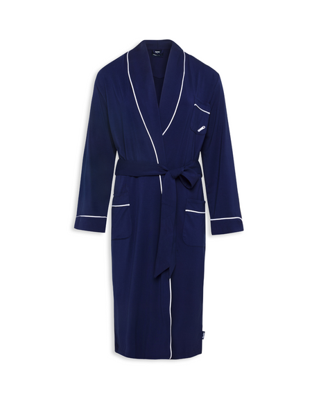 Women's Navy Heritage Bamboo Robe