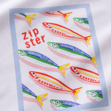 Oversized Kinder T-shirt Wit Sardines