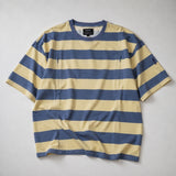 Still-Tee in Übergröße Butter und Blau