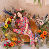 Ensemble pyjama pour femme « Frida Fiesta de Colores »