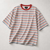 Übergroßes Still-Tee mit Retro-Streifen