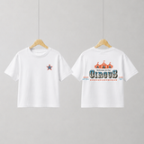Oversized kinder T-shirt Welkom in het circus