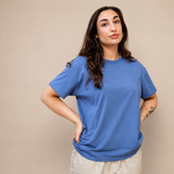 Still-T-Shirt in Übergröße Navy