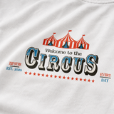 Oversized kinder T-shirt Welkom in het circus