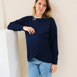 Umstands-Sweatshirt - Marineblau