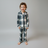 Dětská pyžamová souprava Green Tartan