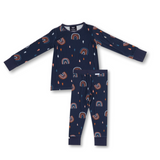 Conjunto de pijama para niños Navy Rainbow