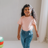 Bamboo Everyday T-shirt zachtroze voor kinderen