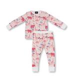 Pijama infantil Safari rosa