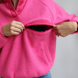 Pile per l'allattamento al seno rosa retrò