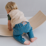 Jeans skater in denim blu
