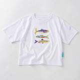 Maglietta da bambino oversize White Fish Stack