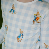 Children's PJ Set Peter's Gingham Hop