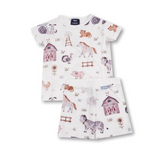 Für Kinder Shortie PJ-Set Bauernhof