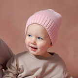 Gorro de punto de bambú - Baby Pink