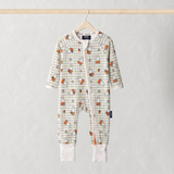 ZIPSTER x Miffy Pijama de bambú «Checkered Bloom», vista frontal